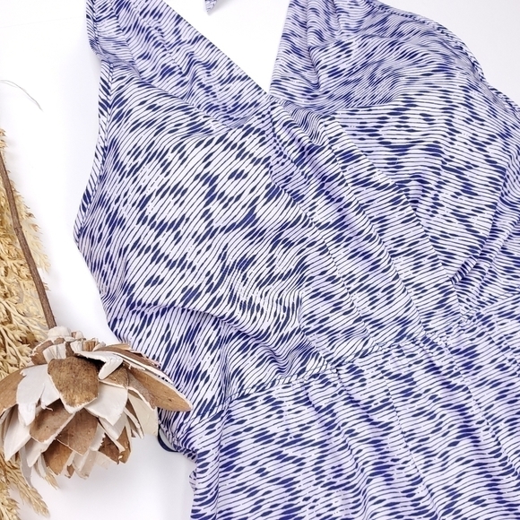 Athleta Blue Boho Halter Top Athleisure Dress Size 0 - Picture 8 of 12